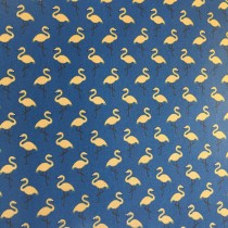 flamingo or/bleu