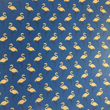 flamingo or/bleu